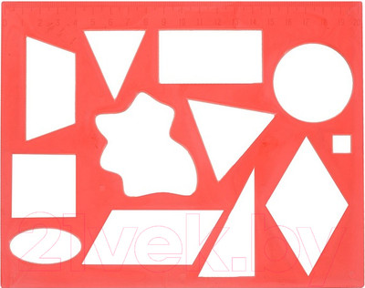 Трафарет ЛУЧ Геометрические фигуры №2 / 12С 837-08