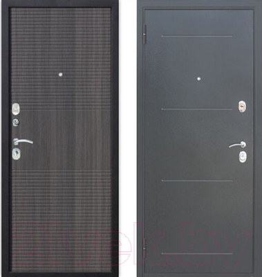 Входная дверь Гарда Муар 10мм Венге тобакко (96x205, левая)