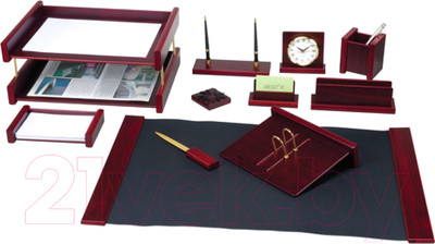 Настольный набор Bestar Platon 0247FDU / 236373 (11пр, красное дерево)