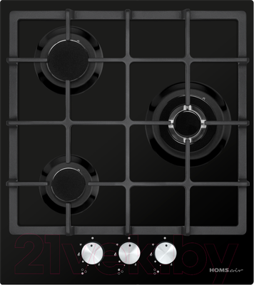 Газовая варочная панель HOMSair HGE433TGCBK