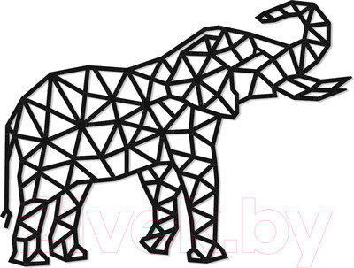 Декор настенный EWA Слон