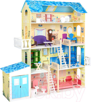 Кукольный домик Paremo Лира с мебелью / PD316