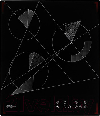 Электрическая варочная панель Krona Fidato 45 BL / 00026361