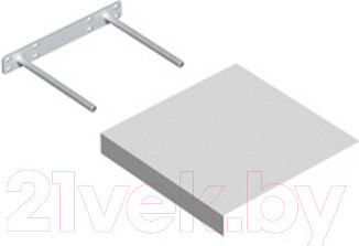 Полка Domax FS 24/24 BI / 65050 (235x235, белый)
