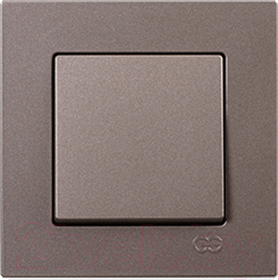 Выключатель Gunsan Eqona 01403500-150101 (антрацит)