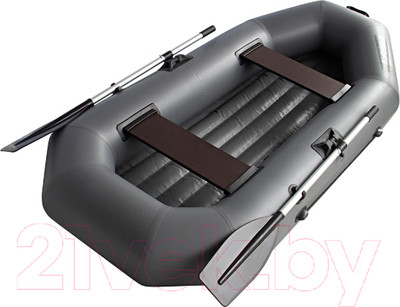 Надувная лодка Муссон S-240 НД (серый)