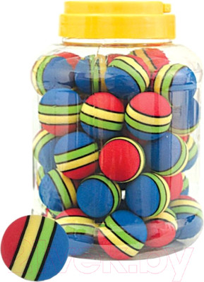 Набор игрушек для кошек Triol Мячик полосатый 3822 / 22181008 (50шт, синий)