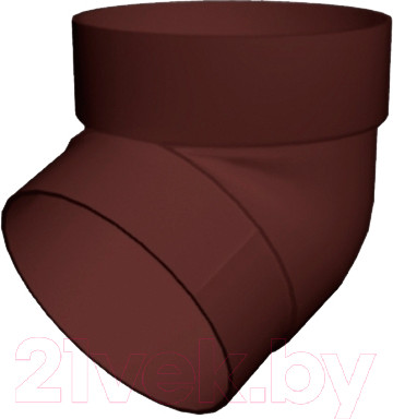 Колено трубы водосточной Grand Line Стандарт ПВХ 67 градусов (шоколадный)
