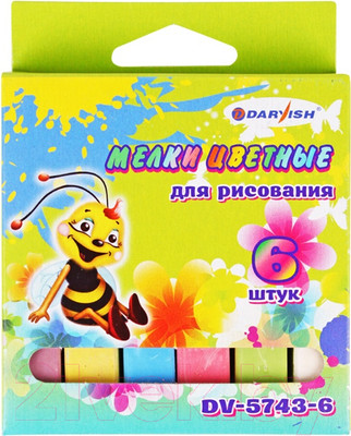 Набор мела канцелярского Darvish DV-5743-6
