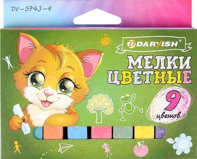 Набор мела канцелярского Darvish DV-5743-9