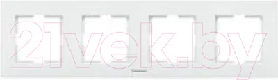 Рамка для выключателей и розеток Panasonic Karre Plus WKTF08042WH-BY