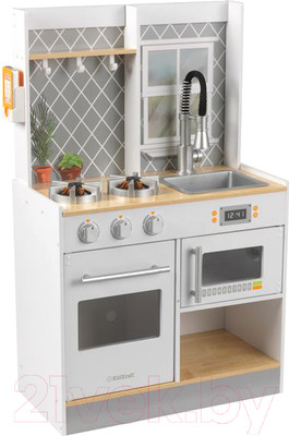 Детская кухня KidKraft Давай играть / 53395-KE (серый)
