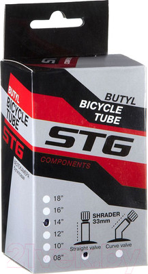 Камера для велосипеда STG 14x1.75 33мм / Х82405