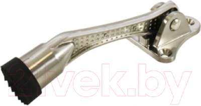 Ограничитель дверной Аллюр КН-130 SN Козья ножка (матовый никель)