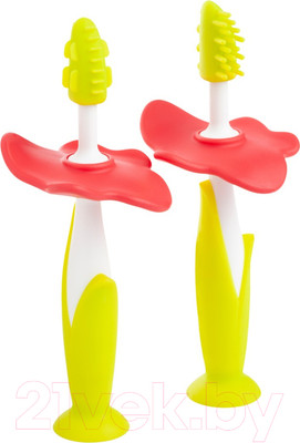 Набор зубных щеток для новорожденных Roxy-Kids RTB-001