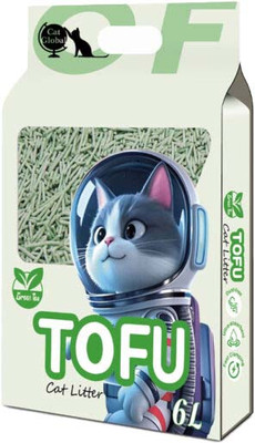 Наполнитель для туалета Emily Pets Tofu с зеленым чаем / TF-006 (6л)