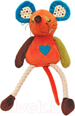 Игрушка для собак Rosewood Мышка Милли / 39020/RW (оранжевый)