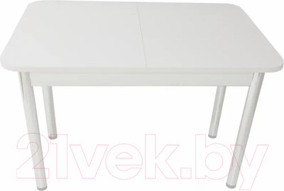 Обеденный стол Solt СТД-10 (белый/ноги круглые белые)