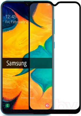 Защитное стекло для телефона Case Full Glue для Galaxy A20S (черный)