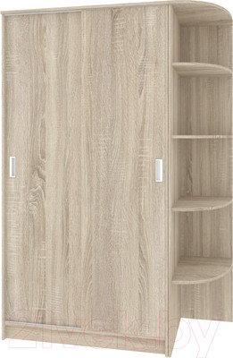 Шкаф-купе Кортекс-мебель Лагуна ШК04-00 (дуб сонома, правая консоль)