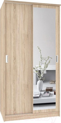 Шкаф-купе Кортекс-мебель Лагуна ШК01-01 (дуб сонома)