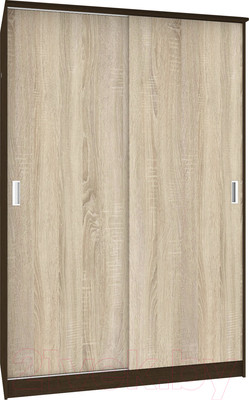 Шкаф-купе Кортекс-мебель Лагуна ШК02-00 (венге/дуб сонома)