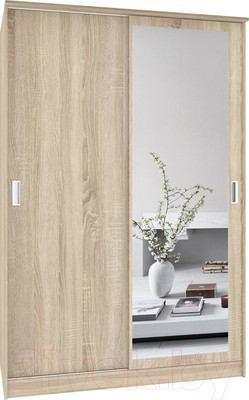Шкаф-купе Кортекс-мебель Лагуна ШК02-01 (дуб сонома)