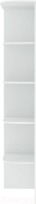 Угловое окончание для шкафа Кортекс-мебель Сенатор КМ32 (белый)