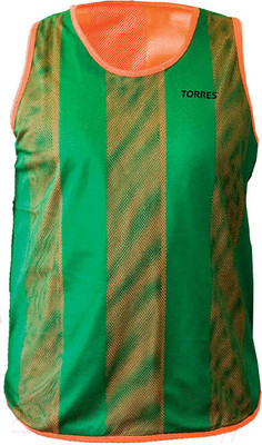 Манишка футбольная Torres TR11949O/G (Jr, оранжевый/зеленый)