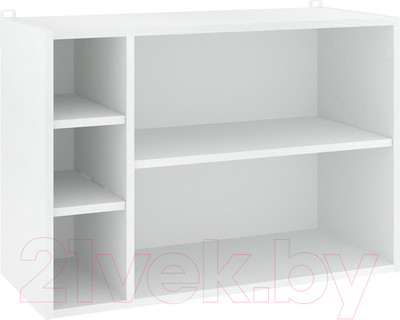 Полка-ячейка Кортекс-мебель КМ 25 (белый)