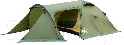 Палатка Tramp Cave 3 V2 / TRT-21g (зеленый)