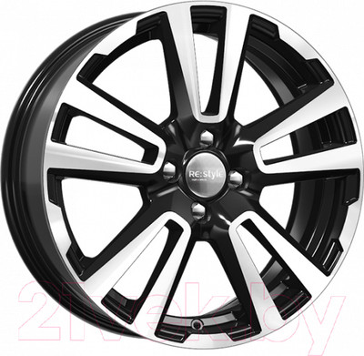 Литой диск K&K КС874 17x6.5" 4x100мм DIA 60.1мм ET 43мм Алмаз черный