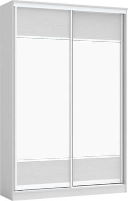 Шкаф-купе Кортекс-мебель Сенатор ШК10-45 Геометрия с зеркалом (белый)