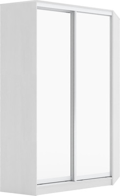 Шкаф-купе Кортекс-мебель Сенатор ШК30 Классика зеркало (белый)