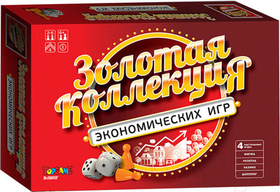 Набор игр Topgame Золотая коллекция экономических игр 4 в 1 / 01582