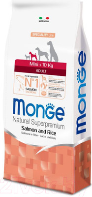 Сухой корм для собак Monge Dog Mini Adult Salmon & Rice (2.5кг)