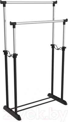 Стойка для одежды Sheffilton SHT-WR4150 (черный/черный муар)