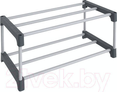 Полка для обуви Sheffilton SHT-SR3-P (серый/темно-серый)