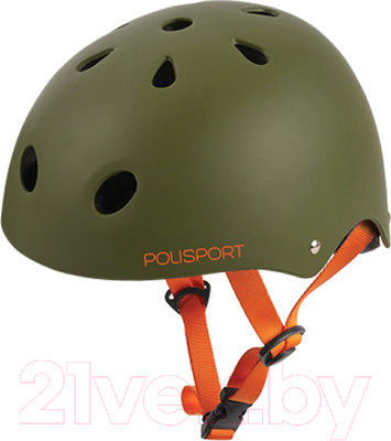 Защитный шлем Polisport Urban Radical TAG 53/55 (зеленый/оранжевый)