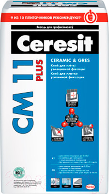 Клей для плитки Ceresit CM 11 Plus (5кг)