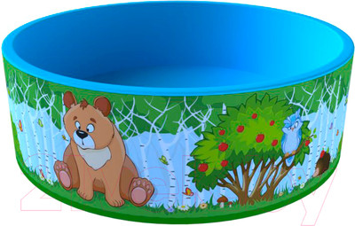 Сухой бассейн Romana Зверята ДМФ-МК-02.52.02 (без шариков)