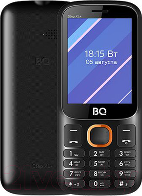 Мобильный телефон BQ Step XL+ BQ-2820 (черный/оранжевый)