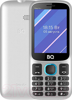 Мобильный телефон BQ Step XL+ BQ-2820 (белый/синий)