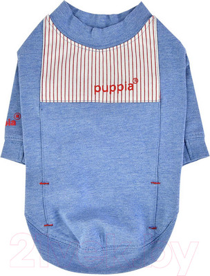 Футболка для животных Puppia Kelby / PATA-TS1720-MB-S (S, голубой)