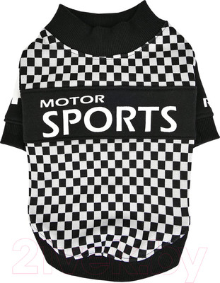 Футболка для животных Puppia Racer / PATD-TS1759-BK-L (L, черный)