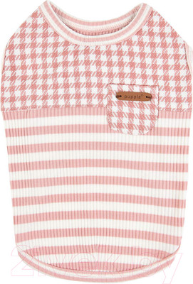 Футболка для животных Puppia Winona / PAUA-TS1801-IP-M (M, розовый)