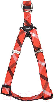 Шлея Puppia Baxter X / PLSA-HX1602-OR-S (красный)