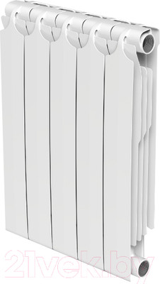 Радиатор биметаллический ТЕПЛОПРИБОР БР1 500/90 (5 секций)