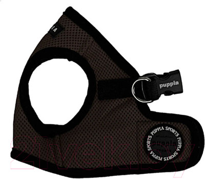 Шлея-жилетка для животных Puppia Soft Vest / PAHA-AH305-BR-L (коричневый)