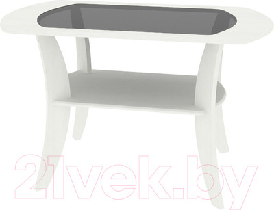 Журнальный столик Кортекс-мебель Лотос-6 (ясень белый)